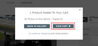 Desktop view cart step