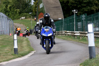 Honda CBR blue