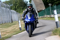 Yamaha R1 blue helmet white